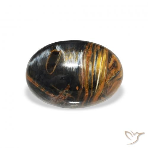 Pietersite Multicolore naturelle ovale, 4.31 ct, Opaque
