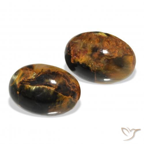 Shop natural 8.92ct Multicolore Pietersite gems, ovale, from Namibie at GemSelect. In stock, global shipping!