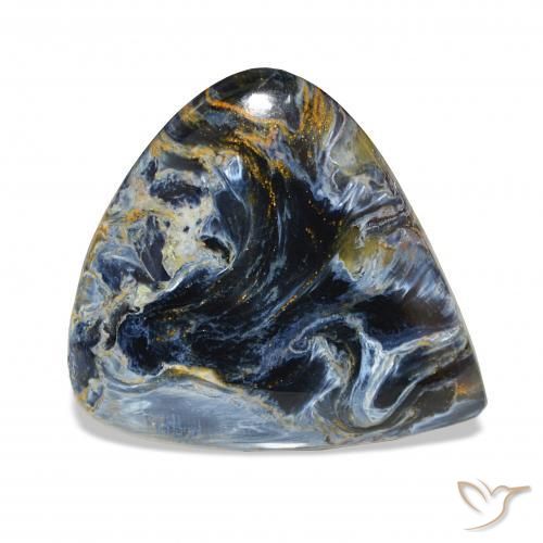 Pietersite Multicolore naturelle En forme de poire, 43.05 ct, Opaque