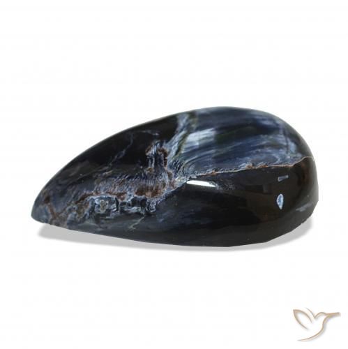 Pietersite Multicolore naturelle En forme de poire, 6.89 ct, Opaque