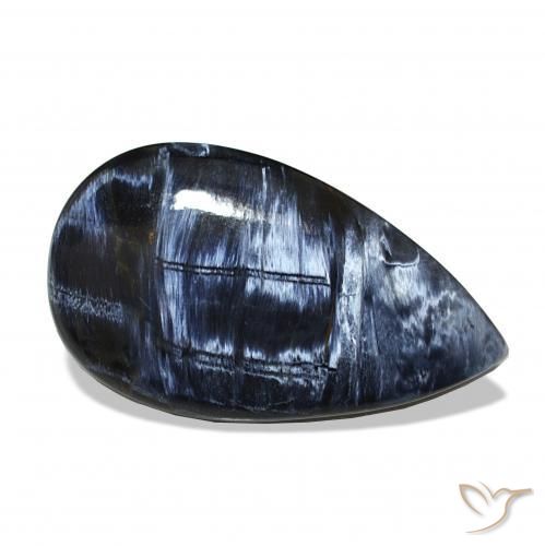 Pietersite Multicolore naturelle En forme de poire, 6.31 ct, Opaque