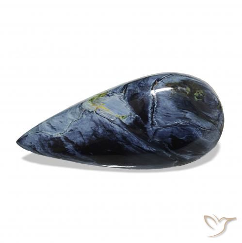 7.76ct Multicolore Pietersite, En forme de poire, Opaque