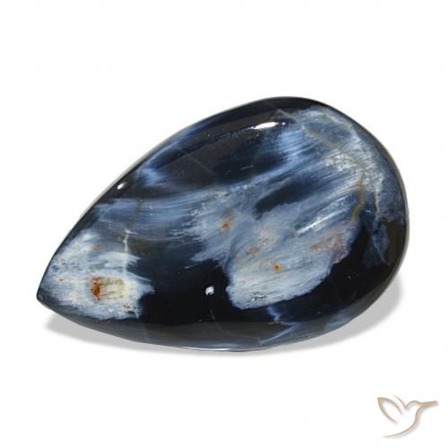 12.13ct Multicolore Pietersite, En forme de poire, Opaque