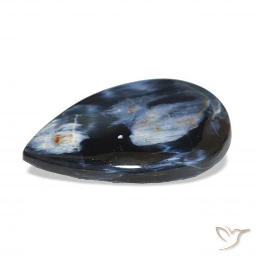 Pietersite Multicolore naturelle En forme de poire, 12.13 ct, Opaque
