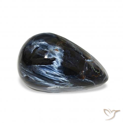 Pietersite Multicolore naturelle En forme de poire, 5.13 ct, Opaque