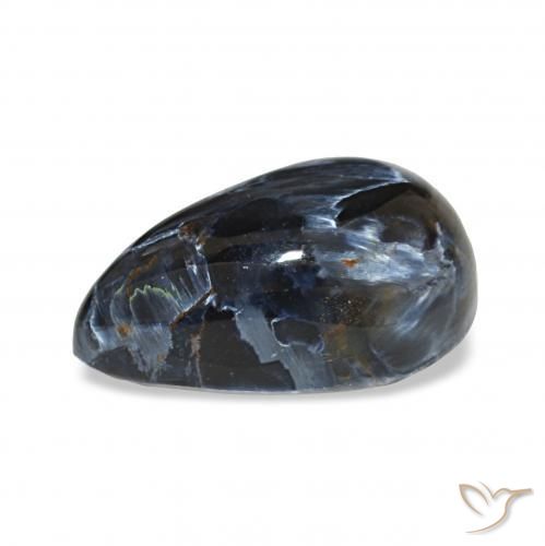 Pietersite Multicolore naturelle En forme de poire, 5.13 ct, Opaque
