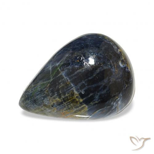6.23ct Multicolore Pietersite, En forme de poire, Opaque