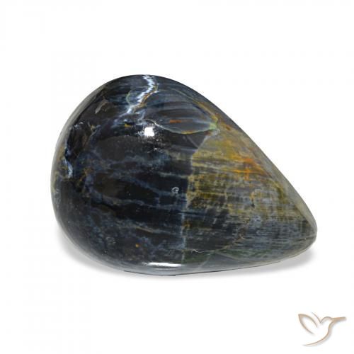 Pietersite Multicolore naturelle En forme de poire, 6.23 ct, Opaque