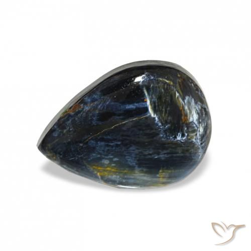 Pietersite Multicolore naturelle En forme de poire, 2.60 ct, Opaque
