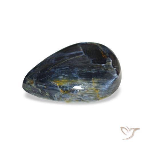 Pietersite Multicolore naturelle En forme de poire, 2.60 ct, Opaque