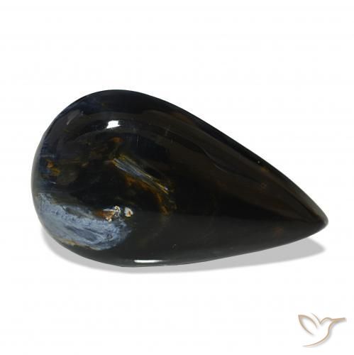 Pietersite Multicolore naturelle En forme de poire, 9.80 ct, Opaque