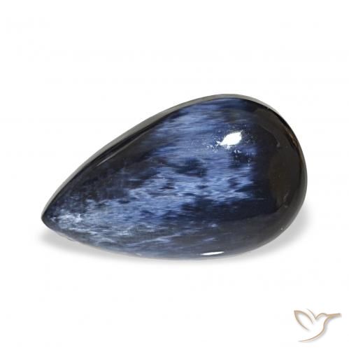 5.10ct Multicolore Pietersite, En forme de poire, Opaque
