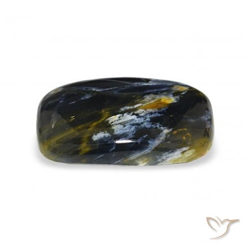 Pietersite Multicolore naturelle Coussin, 5.50 ct, Opaque