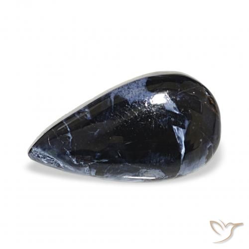 7.18ct Multicolore Pietersite, En forme de poire, Opaque