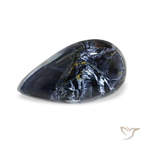 4.29ct Multicolore Pietersite, En forme de poire, Opaque
