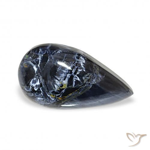 Pietersite Multicolore naturelle En forme de poire, 4.29 ct, Opaque