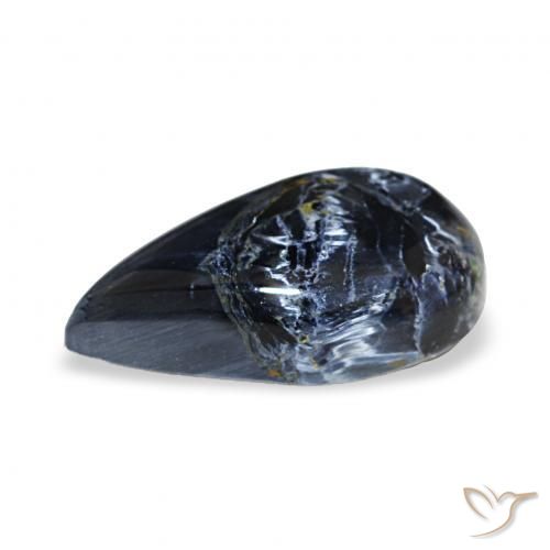 Pietersite Multicolore naturelle En forme de poire, 4.29 ct, Opaque