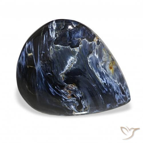 Pietersite Multicolore naturelle En forme de poire, 9.97 ct, Opaque