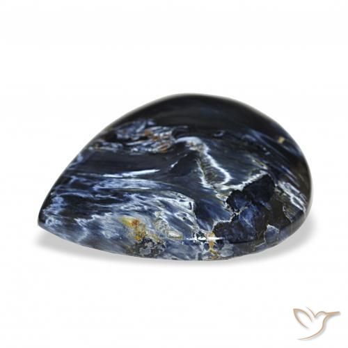 Pietersite Multicolore naturelle En forme de poire, 9.97 ct, Opaque