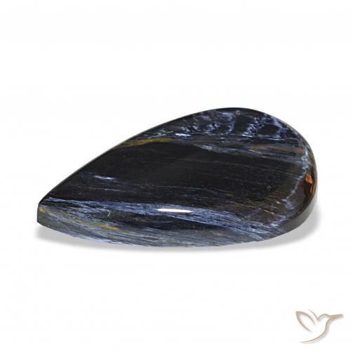 Pietersite Multicolore naturelle En forme de poire, 17.84 ct, Opaque