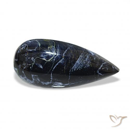 Pietersite Multicolore naturelle En forme de poire, 13.19 ct, Opaque