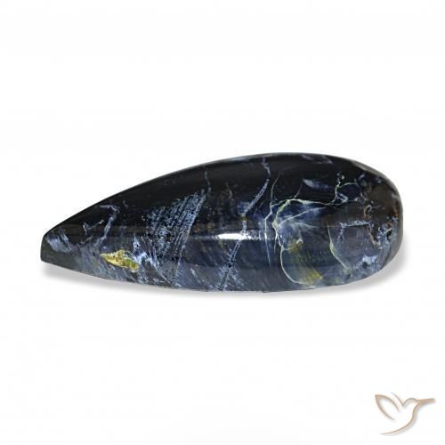 Pietersite Multicolore naturelle En forme de poire, 13.19 ct, Opaque