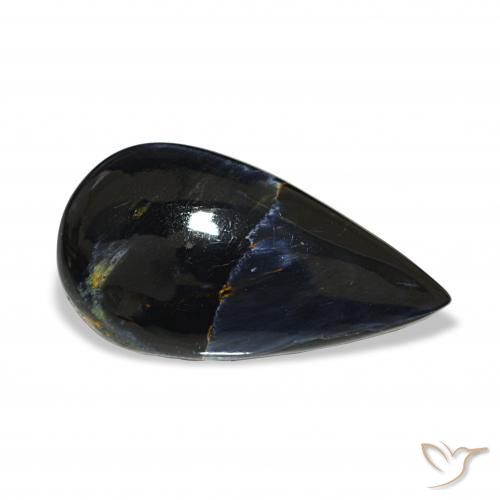 Pietersite Multicolore naturelle En forme de poire, 10.10 ct, Opaque
