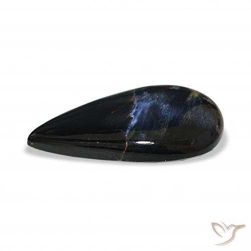 Pietersite Multicolore naturelle En forme de poire, 10.10 ct, Opaque