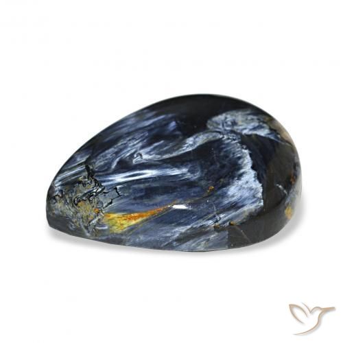 Pietersite Multicolore naturelle En forme de poire, 14.93 ct, Opaque