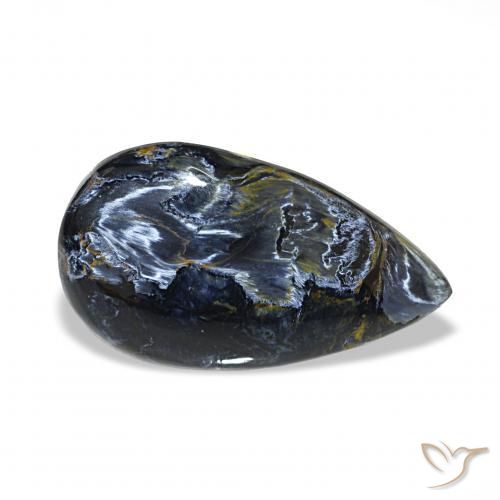 10.32ct Multicolore Pietersite, En forme de poire, Opaque