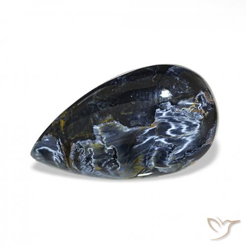 Pietersite Multicolore naturelle En forme de poire, 10.32 ct, Opaque