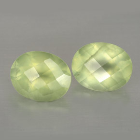 Achetez naturel ct vert préhnite gems, transparent, en provenance afrique du sud chez gemselect. en stock, livraison internationale!