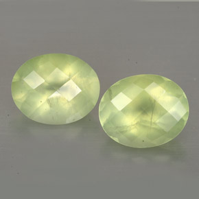 Achetez naturel ct vert préhnite gems, transparent, en provenance afrique du sud chez gemselect. en stock, livraison internationale!
