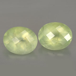 Achetez naturel ct vert préhnite gems, transparent, en provenance afrique du sud chez gemselect. en stock, livraison internationale!