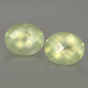 Achetez naturel ct vert préhnite gems, transparent, en provenance afrique du sud chez gemselect. en stock, livraison internationale!