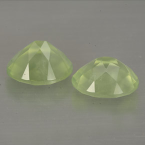 Achetez naturel ct vert préhnite gems, transparent, en provenance afrique du sud chez gemselect. en stock, livraison internationale!