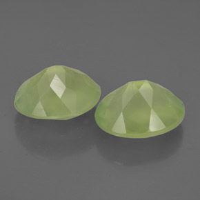 Achetez naturel ct vert préhnite gems, transparent, en provenance afrique du sud chez gemselect. en stock, livraison internationale!