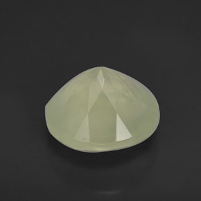 Préhnite vert naturelle transparent, 1,94 ct, transparent / translucide
