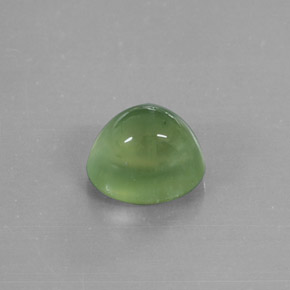 Préhnite vert naturelle transparent, 4,19 ct, transparent / translucide