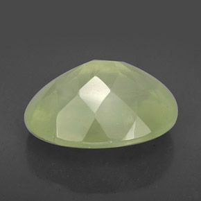 Préhnite vert naturelle transparent, 9,59 ct, transparent / translucide