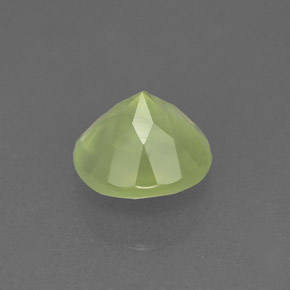 Préhnite vert naturelle transparent, 1,95 ct, transparent / translucide