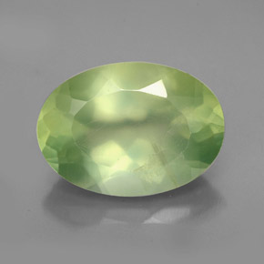 Prehnite Vert naturelle Transparent, 5.72 ct, Transparent / Translucide