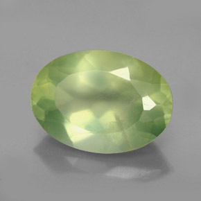 Prehnite Vert naturelle Transparent, 5.72 ct, Transparent / Translucide