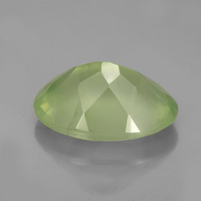 Prehnite Vert naturelle Transparent, 5.72 ct, Transparent / Translucide