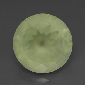 Prehnite Vert naturelle Transparent, 9.22 ct, Transparent / Translucide