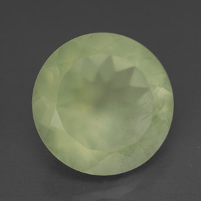 Prehnite Vert naturelle Transparent, 9.22 ct, Transparent / Translucide
