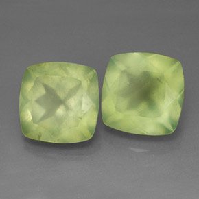 Achetez naturel ct vert préhnite gems, transparent, en provenance afrique du sud chez gemselect. en stock, livraison internationale!