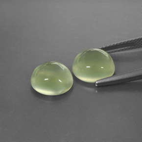 Achetez naturel ct Vert Prehnite gems, Transparent, En provenance Afrique du Sud chez GemSelect. En stock, livraison internationale!