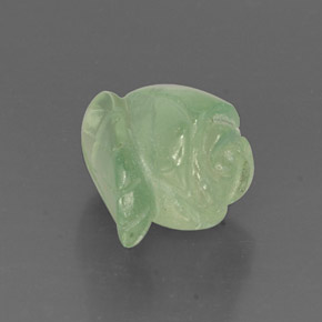 Préhnite vert naturelle forme fantaisie, 7,23 ct, translucide