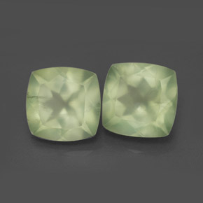 Achetez naturel ct vert préhnite gems, transparent, en provenance afrique du sud chez gemselect. en stock, livraison internationale!